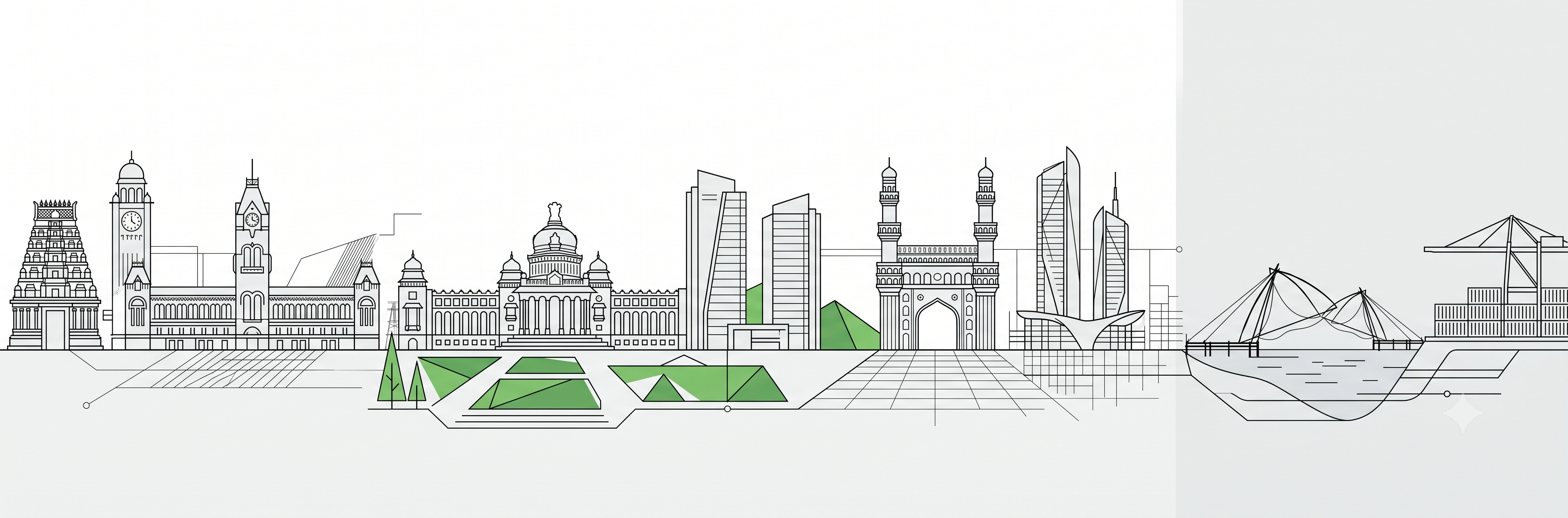 City skyline illustration